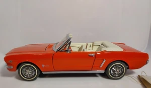 Franklin Mint, 1964.5 Ford Mustang, Dark Orange, 1:24 Diecast, COA - Picture 1 of 11