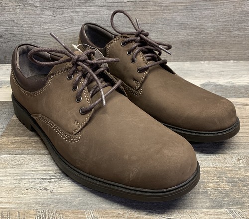 Scarpe Clarks Marrone Pelle Eleganti Casual Impermeabili 3M Uomo 10 M Leggermente Usate