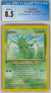 Scyther 46/75 Neo Discovery 1st Edition Pokémon Card CGC Graded Mint 8.5 - Picture 1 of 2