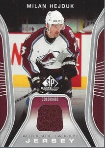 2006-07 SP Game Used Authentic Fabrics #AFMH Milan Hejduk Jersey - NM-MT