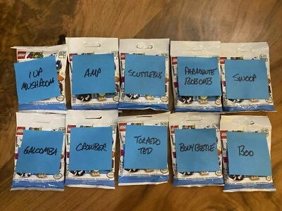 Complete Set of (10) Lego Super Mario Series 3 Characters 71394 New Sealed 2021 - Image 1 of 4