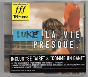 LUKE - ROCK FRANÇAIS - LA VIE PRESQUE + SE TAIRE ▬ CD NEUF D'ORIGINE TELERAMA - Imagen 1 de 1