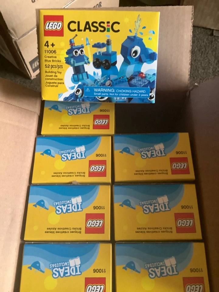 8*LEGO 11006 Classic Bricks and Ideas 52 pcs New Factory Sealed Blue Bricks case - Image 1 of 1