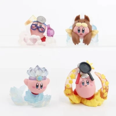 Juego de 4 figuras Kirby Cake Topper - Juguetes de muñeca de vinilo para fiesta o colección Foto 1 de 4