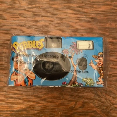 RARO! ¡GUIJARROS DE PICAPIEDRA SELLADOS! Cámara desechable 35 mm Foto 1 de 4