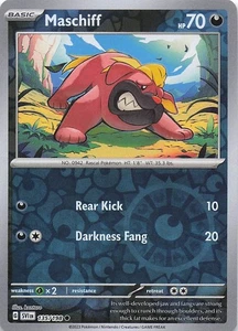 Maschiff - Common Reverse Holo SV01: Juego Base Escarlata y Violeta 135/198 Casi Nuevo - Imagen 1 de 2