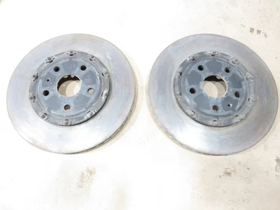 Juego de discos de rotor de freno delantero derecho izquierdo 11-12 Fisker Karma 2012 2 piezas; @2 Foto 1 de 4