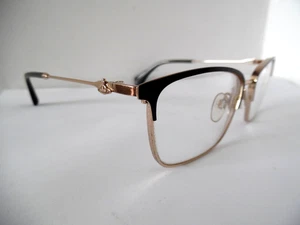 Vivienne Westwood 09 Schwarz & Silber Eckig Brille 52 16 135 - Bild 1 von 2