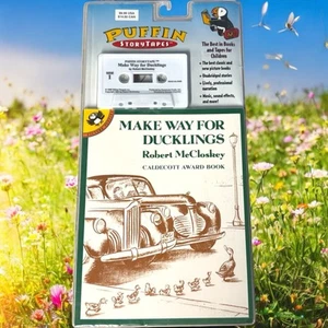 Vintage Puffin Story Tapes Make Way For Ducklings By R McCloskey New Sealed - Picture 1 of 5