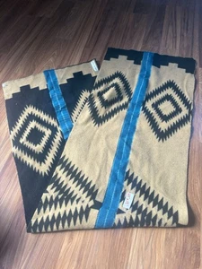 PENDLETON WOOL Fabric Strip Remnant Aztec Gold Black Pattern New ~ 64” X 18” - Picture 1 of 1