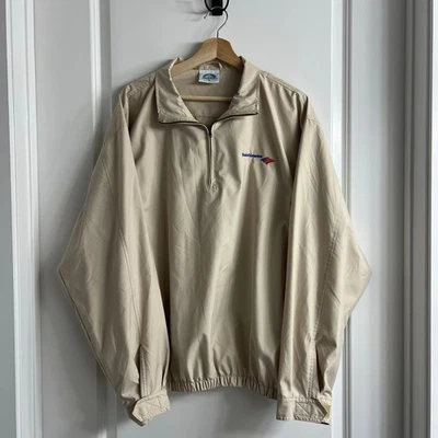 Cortavientos Fahrenheit Bank of America para hombre con cremallera de cuarto (talla XL) Foto 1 de 4