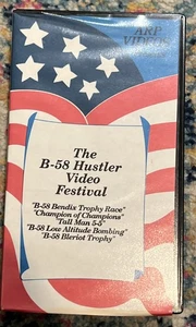 The B-58 Hustler Video Festival VHS Bendix Trophy Race Bleriot Trophy - Imagen 1 de 3
