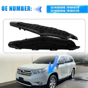Left and Right Front Bumper Support Bracket Set For Toyota Highlander 2011-2013 - Picture 1 of 9