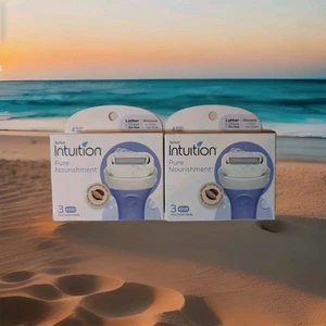 Schick Intuition Pure Nourishment Coco Butter Razor 6 Refill Cartridges 4 Blades - Picture 1 of 5