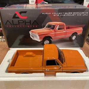ACME 1/18 1972 Chevrolet K10 4x4 Orange Alpha Collectibles  - Picture 1 of 15