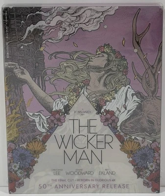 The Wicker Man 50th Anniversary Lionsgate Limited Edition 4K UltraHD Steelbook Foto 1 de 4