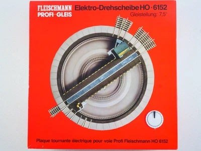 Fleischmann 6152 Elektro-Drehscheibe Professional Track Dc Mint! Ob 1705-24-32 - Image 1 of 4