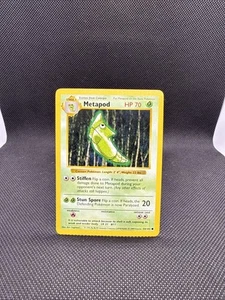 NM Shadowless Metapod 54/102 Pokémon Base Set Vintage - Picture 1 of 2