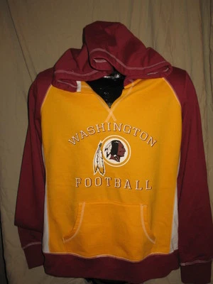 Sudadera de fútbol americano retro Washington Redskins para mujer comandantes nueva con etiquetas NFL Foto 1 de 3