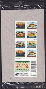 Scott #5193-5197b Delicioso Latino Dishes Booklet of 20 Forever Stamps - Sealed - Picture 1 of 2