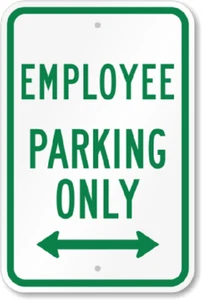 Employee Parking Only Sign Weatherproof Aluminum 8"x12" - Picture 1 of 1