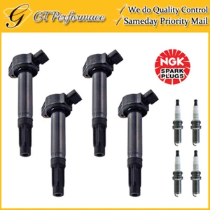 Quality Ignition Coil & NGK Spark Plug 4PCS for Camry RAV4 Sienna Venza/ tC L4 - Picture 1 of 7