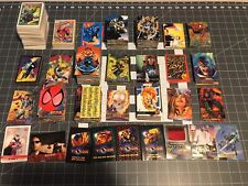 ÉNORME LOT - PLUS DE 650+ cartes à collectionner Marvel 1990, 1991, 1992, 1993, 1994, 1995, etc.