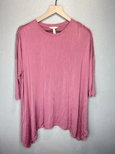 Womens Matilda Jane Oversized Knit Tunic Take a Trip Top Mauve Size Small - Picture 1 of 6