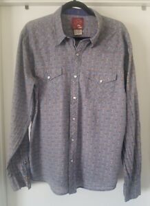 Old Kentucky Ranch Wear Men's Western Shirt Pearl Button Snaps Size X-Large XL
