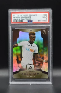 Tammy Abraham True Rookie 2017-18 Topps Premier League Platinum PSA 9 Swansea - Picture 1 of 2