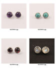 New Assorted Cute Stud Colorful Earrings 4 Mm Girl & Women Studs Jewelry Gifts