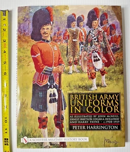NEU Britische Armee Uniformen in Farbe 1908-1919 von Peter Harrington John Mcneill - Bild 1 von 5