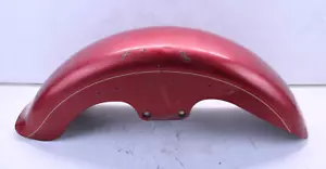 1994 Harley Davidson Fat Boy FLSTF Front Wheel Fender Red - Picture 1 of 9