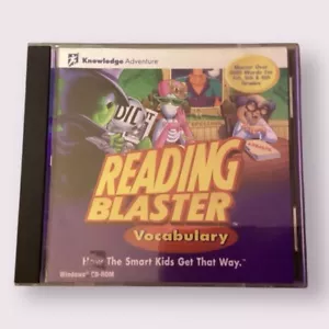 Reading Blaster Vocabulary Game CD-ROM 2002 Knowledge Adventure - UNTESTED - Picture 1 of 3