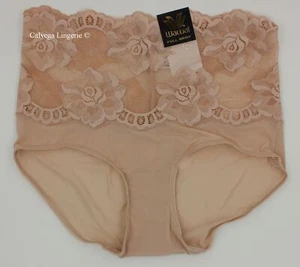 Neu mit Etikett Wacoal 870363 "leicht und Spitze" Nylon mit Spitze durchgehender Slip Höschen, beige (253) S - Bild 1 von 5