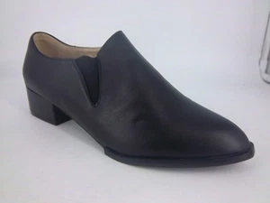 Daisy Street Black Loafer Mid Heel Chelsea Shoes UK 7 EM14 13 SALEx - Picture 1 of 5