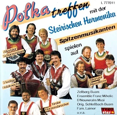 POLKATREFFEN mit der STEIRISCHEN HARMONIKA #1 Styrian Button Box NEW CD Austria - Image 1 of 2