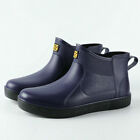 Mens Waterproof Short Wellington Wellies Boot Rain Boots Festival Shoes Size Neu