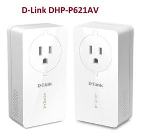 D-Link DHP-P621AV PowerLine AV2 1000 Gigabit Starter Kit - Set of 2 - NEW™ - Picture 1 of 2