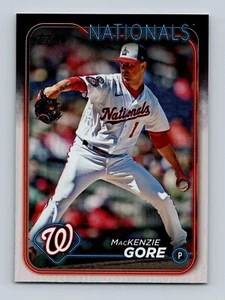 2024 Topps #113 MacKenzie Gore Rainbow Foil Washington Nationals - Picture 1 of 2