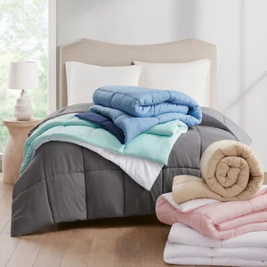 Ultra Soft All-Season Comforter Insert - Breathable, Machine Washable, Box Stitc - Picture 1 of 20