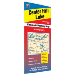 Mapa de pesca Center Hill Lake-A400 - Imagen 1 de 1