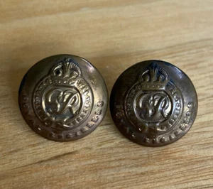 Two small original WW2 British Royal Engineers Buttons 17mm - Firmin London - Picture 1 of 3