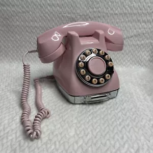 Retro Vintage Mary Kay Original Pink Telephone With Note Drawer By Metro Phone. - Picture 1 of 8
