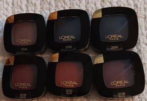 L'Oreal Colour Riche Eyeshadow Lot #204 #308 #306 #209 Matte Shimmer Velvet - Picture 1 of 9