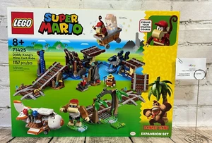 LEGO 71425 Super Mario Diddy Kong's Mine Cart Ride - 4 Mini Figures 1157 Pcs NIB - Picture 1 of 6