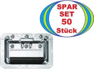 50 Klappgriffe 154x101 Einbauschale Kistengriffe Boxengriffe Tragegriffe Griffe - Bild 1 von 7