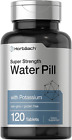 Water Pills Super Strength, with Potassium, 120ct Non-GMO Supplement by Horbaach