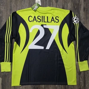 2022 Adidas Real Madrid Icon Goalkeeper Soccer Jersey Iker Casillas Men L Spain - Picture 1 of 7