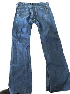 Girls Boot Cut Blue Jeans - Picture 1 of 3